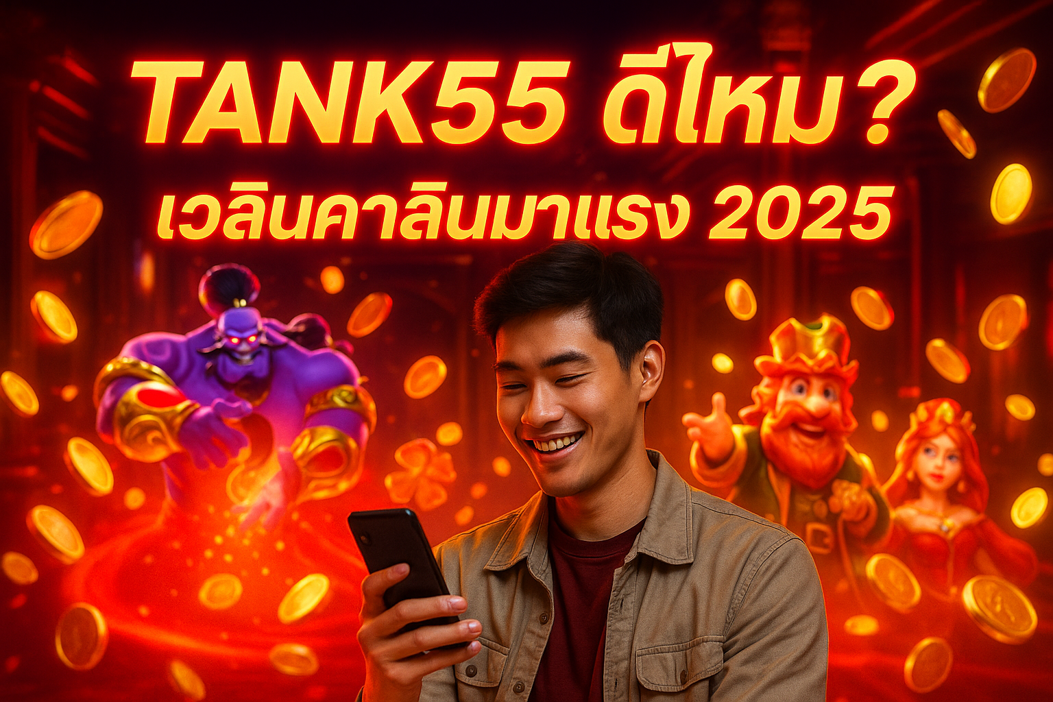 TANK55 ดีไหม? เว็บคาสิโนมาแรง 2025