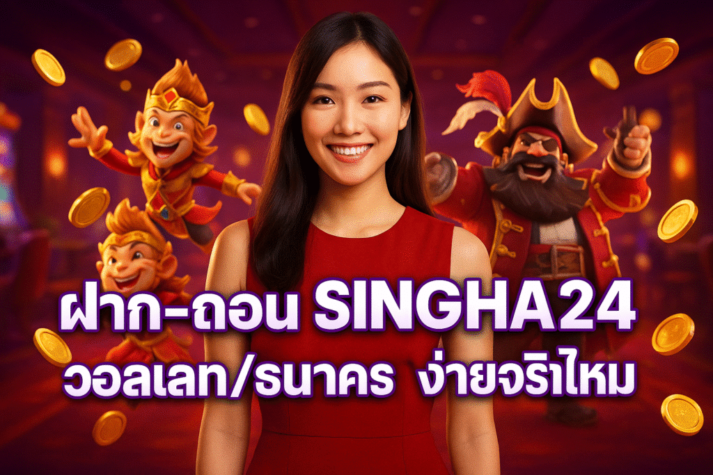 ฝาก-ถอน SINGHA24 วอลเลท/ธนาคาร ง่ายจริงไหม
