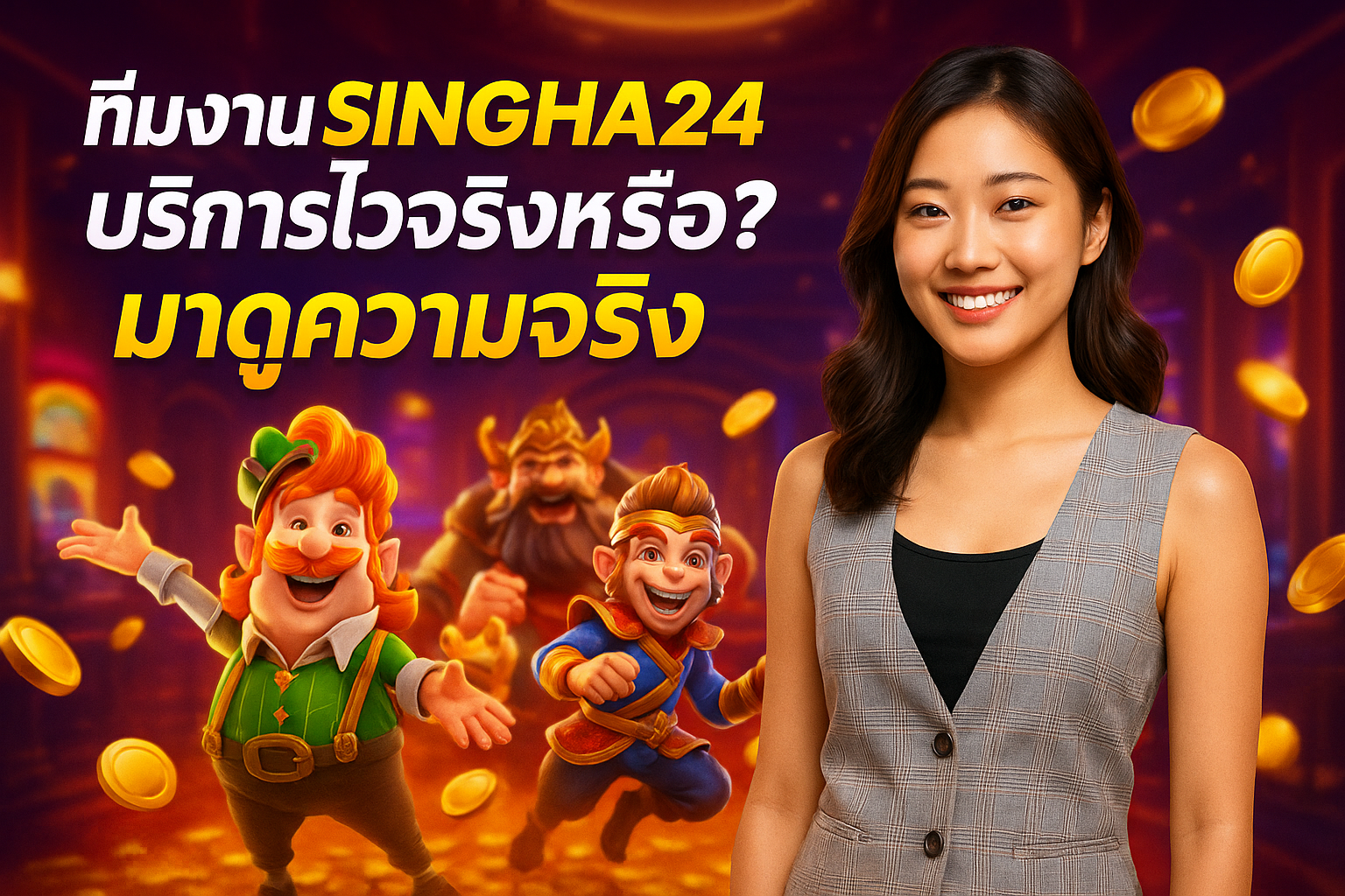 ทีมงาน SINGHA24 บริการไวจริงหรือ? มาดูความจริง